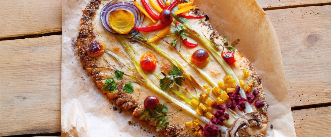 Blumen-Garten Focaccia – Küchen Miezen